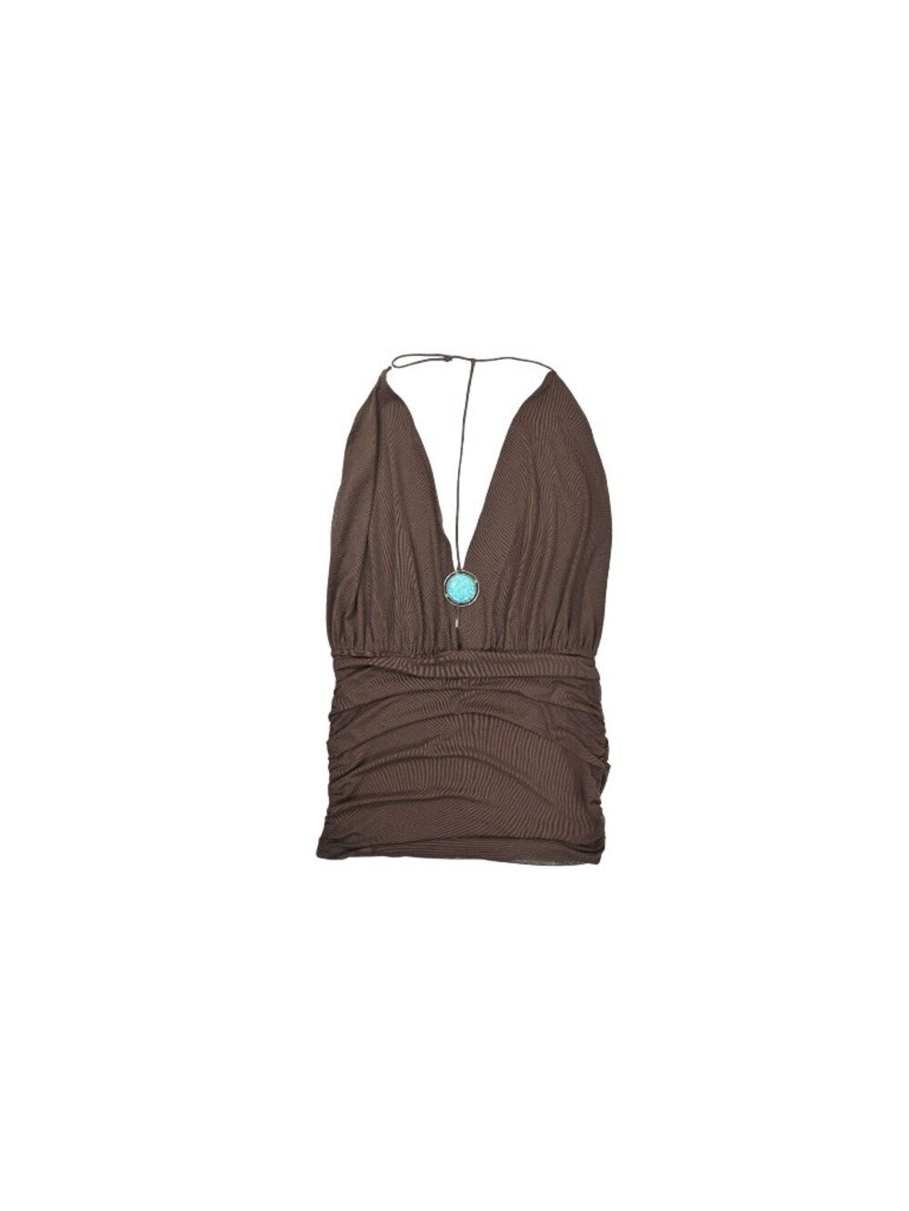 White Fox Boutique Siren Flames Mini Dress in Chocolate